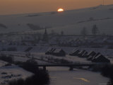 Winter View of Snow-Covered Nizne Ruzbachy