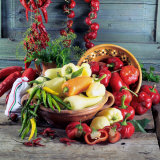 Still Life with Various Hungarian Peppers