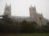Washington Cathedral Seen Through a Rainy Windowpane  Washington  DC
