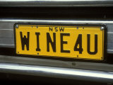 Wine for U Number Plate  Griffith  Australia