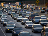 Washington's Beltway Backed-Up in Rush Hour  Silver Spring  Maryland