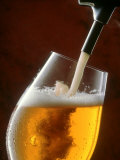 Pouring a Glass of Beer from the Tap