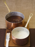 Two Pans of Melted Couverture