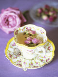 Tea with Rosebuds in Romantic Cup