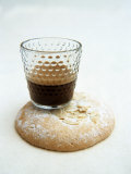 Espresso in Glass on Almond Biscuit