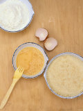 Ingredients for Breading: Flour  Eggs and Breadcrumbs