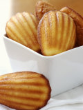 Lemon Madeleines in a Dish