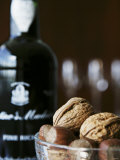 Walnuts  Hazelnuts and Bottle of Madeira