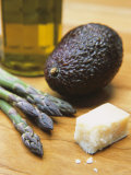 Parmesan  Green Asparagus  Avocado and Olive Oil