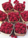 Fresh Raspberries in Punnets