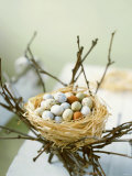 Sweet Easter Eggs in a Nest