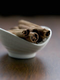 Cinnamon Sticks in Small Bowl
