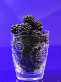 Fresh Blackberries in a Glass