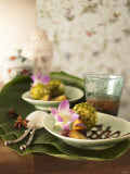 Rice Pudding Balls with Plum Sauce