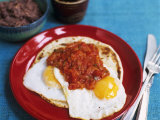 Huevos Rancheros (Fried Egg with Salsa on Tortilla  Mexico)