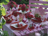 Laid Garden Table with Asters