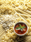 Pasta Still Life with Tomato Sauce