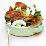Green Bean  Bacon and Mushroom Salad