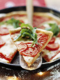 Pizza with Tomatoes and Rocket