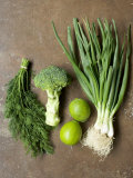 Fresh Vegetables  Dill and Limes