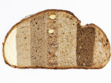 Slice of Bread Comprising Different Types of Bread