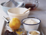 Still Life with Ingredients for Sweet Pudding