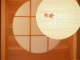 Paper Lampshade in Japanese Room