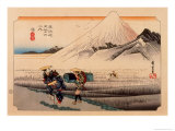 The 53 Stations of the Tokaido  Station 13: Hara-juku  Shizuoka Prefecture