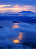 Dawn in Lake Kussharo
