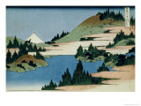 36 Views of Mount Fuji  no 34: The Lake of Hakone in the Sagami Province