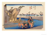 The 53 Stations of the Tokaido  Station 17: Okitsu-juku  Shizuoka Prefecture