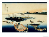 36 Views of Mount Fuji  no 12: Tsukada Island in the Musashi Province