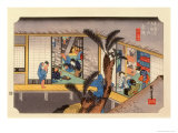The 53 Stations of the Tokaido  Station 36: Akasaka-juku  Aichi Prefecture