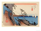 The 53 Stations of the Tokaido  Station 16: Yui-shuku  Shizuoka Prefecture