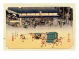 The 53 Stations of the Tokaido  Station 52: Kusatsu-juku  Shiga Prefecture