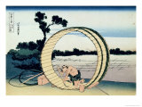 36 Views of Mount Fuji  no 10: Fujimigahara in the Owari Province