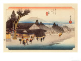The 53 Stations of the Tokaido  Station 51: Ishibe-juku  Shiga Prefecture