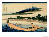 36 Views of Mount Fuji  no 28: Shore of Tago Bay  Ejiri at Tokaido