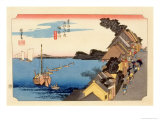 The 53 Stations of the Tokaido  Station 3: Kanagawa-juku  Kanagawa Prefecture