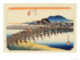 The 53 Stations of the Tokaido  Station 38: Okazaki-shuku  Aichi Prefecture