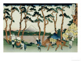 36 Views of Mount Fuji  no 36: Hodogaya on the Tokaido