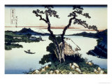 36 Views of Mount Fuji  no 17: Lake Suwa in the Shinano Province