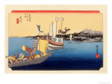 The 53 Stations of the Tokaido  Station 31: Arai-juku  Shizuoka Prefecture