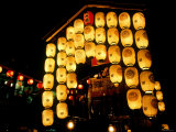 Lanterns on Gion Festival Eve  July  Kyoto  Japan