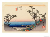 The 53 Stations of the Tokaido  Station 32: Shirasuka-juku  Shizuoka Prefecture
