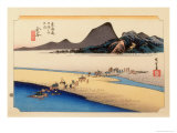 The 53 Stations of the Tokaido  Station 24: Kanaya-juku  Shizuoka Prefecture