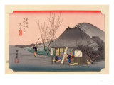 The 53 Stations of the Tokaido  Station 20: Mariko-juku  Shizuoka Prefecture