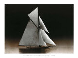 Yacht Reliance at Full Sail  c1903