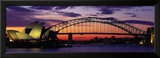 Sydney Harbour Bridge at Sunset  Sydney  Australia