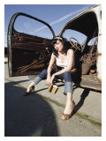 Hot Rod Pin-Up Girl
